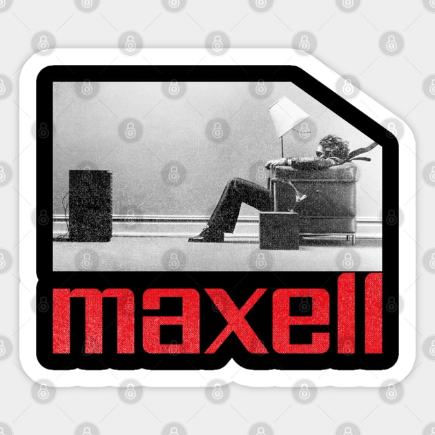 RETRO Maxell - Best Seller Sticker by Fisherman Hooks Baits